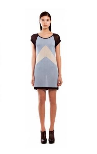 Vestido Tricolor